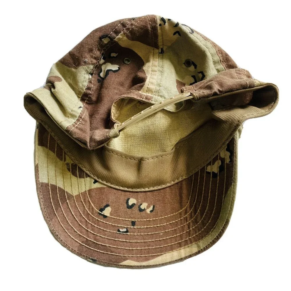 Operation Desert Storm 1990 Made in USA Camo SnapBack Hat Cap